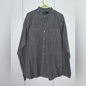 Polo Ralph Lauren Western pearl snap button up